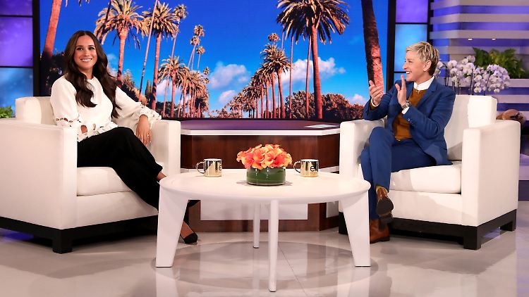 Plaudern über dies und das: Herzogin Meghan und Ellen DeGeneres.