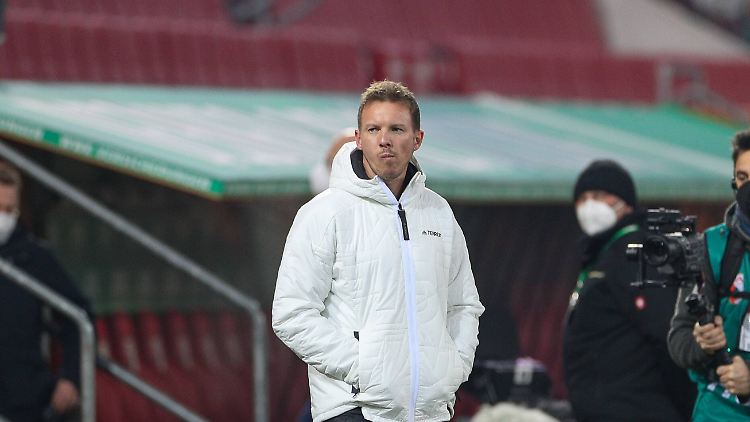 Nagelsmann war erkennbar enttäuscht von der Leistung seines Teams.