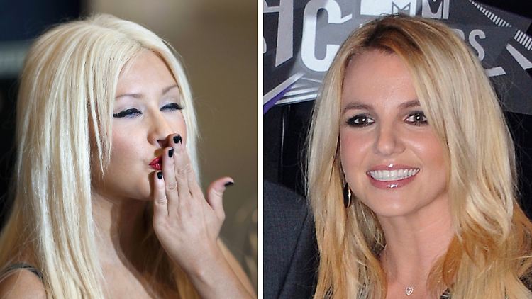 Christina Aguiliera (l.) und Britney Spears kennen sich noch aus Kindertagen.