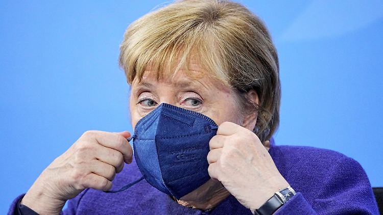 Angela Merkel am vergangenen Donnerstag bei der Pressekonferenz nach der Ministerpräsidentenkonferenz (MPK).