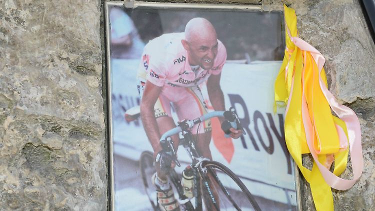 Pantani starb 2004 an einer Überdosis Kokain, so die Autopsie.