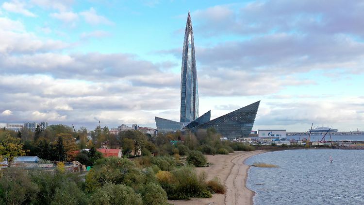 Gazprom hat seine Zentrale in Sankt Peterburg