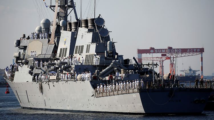  Der US-Zerstörer USS Milius.