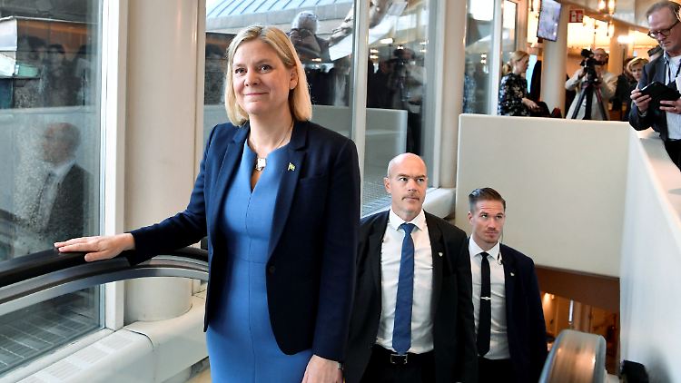 Schwedens neue Regierungschefin: Magdalena Andersson.