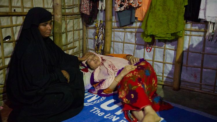 Die meisten Rohingya leben in beengten Flüchtlingslagern.