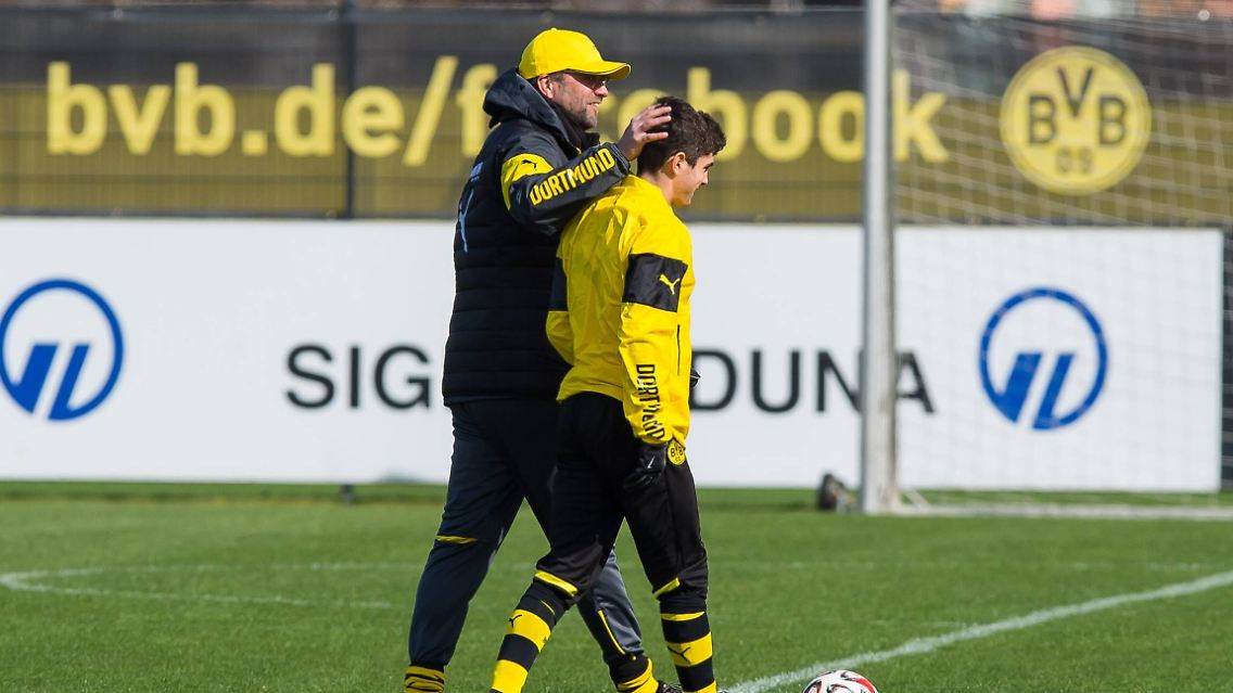 Klopp begrüßte Pulisic einst im Profi-Fußball.