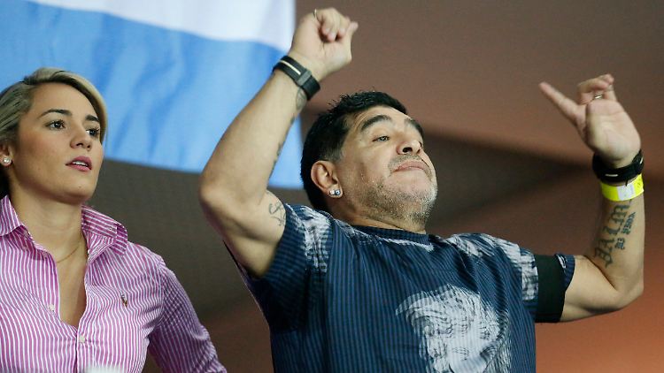 Rocío Oliva beschuldigte 2014 ihren damaligen Freund Diego Maradona der häuslichen Gewalt.