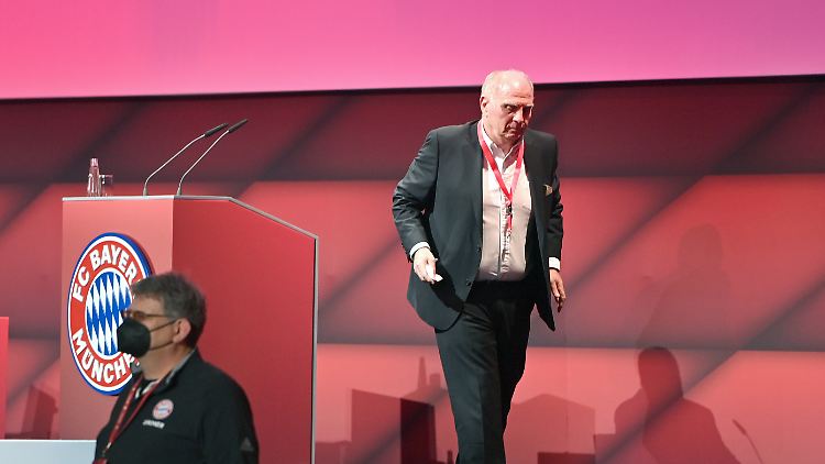 Uli Hoeneß sprach auf der Jahreshauptversammlung kein Wort.