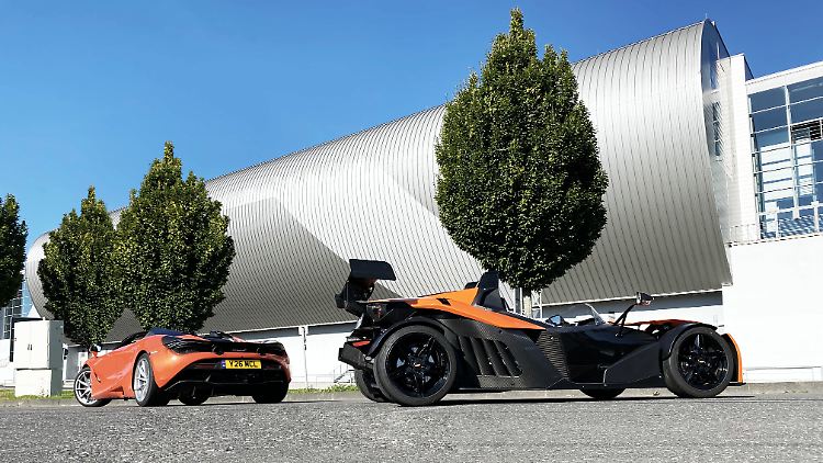 Im Alltag mag der McLaren 720 S gegenüber dem KTM X-Bow R seine Vorzüge haben.