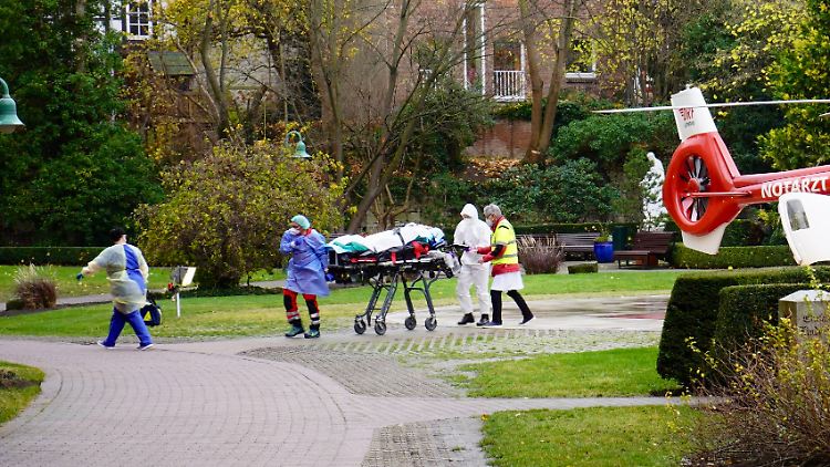 In Deutschland werden Covid-Patienten nach dem sogenannten Kleeblattkonzept verlegt.