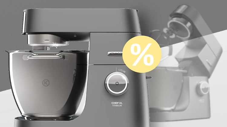 Die Küchenmaschine Kenwood Chef XL Titanium erreicht am Cyber Monday ihren absoluten Bestpreis.