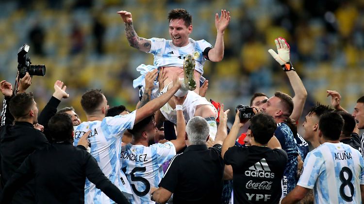 Mit der argentinischen Nationalmannschaft gewann Lionel Messi im Sommer die Copa America.