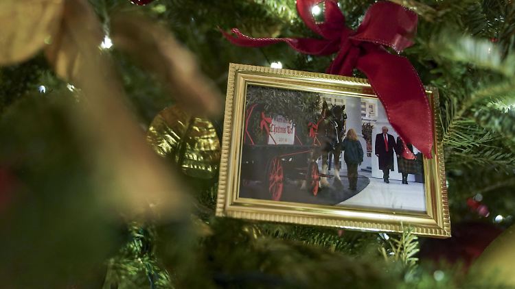 "Geschenke, die von Herzen kommen" lautet das diesjährige Motto der Weihnachtsdekoration des Weißen Hauses.