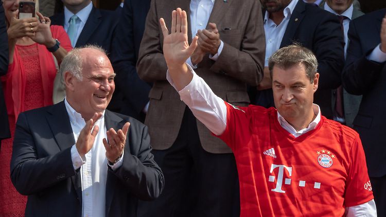 Applaus wird Markus Söder vom FC Bayern diesmal wohl kaum erhalten.