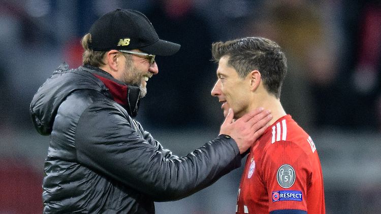 Jürgen Klopp und Robert Lewandowski kennen und schätzen sich.