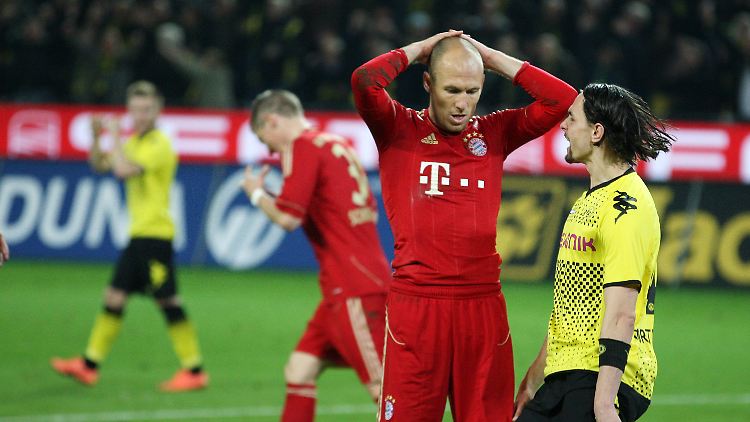 Arjen Robben erlebte durchaus unangenehme Klassiker-Momente.