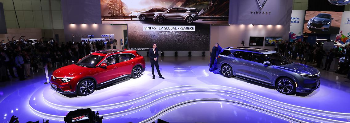 Auf der Automesse in Los Angeles hat sich VinFast erstmals als Global Player präsentiert.