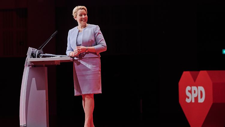 Giffey soll am 21. Dezember zur Regierenden Bürgermeisterin von Berlin gewählt werden.