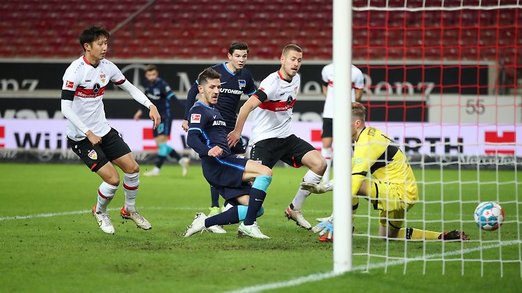 Jovetic erzielte beide Tore für Hertha.