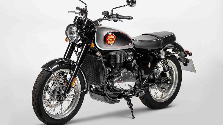 Wer die neue BSA Gold Star 650 sieht, glaubt sich in die 1960er-Jahre zurückversetzt.