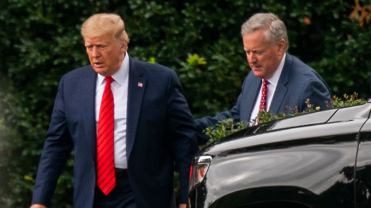 Trumps ehemaliger Stabschef Meadows (r.) will nicht vor dem U-Ausschuss erscheinen.