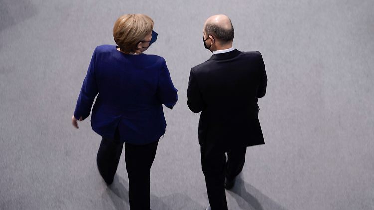 So mancher in der SPD sehnt sich wieder nach den Zeiten der Großen Koalition - wenngleich es auch keine Kanzlerin Angela Merkel mehr geben wird.