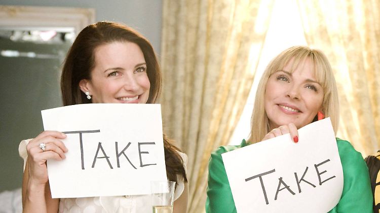 Ein Bild aus vergangenen Tagen: Kristin Davis (l.) und Kim Catrall.
