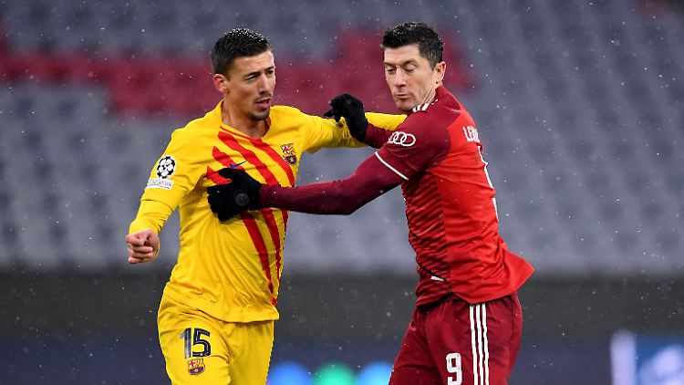 Hier noch im Zweikampf: Lengelt und Lewandowski.
