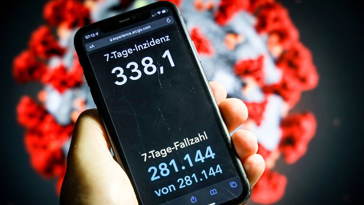 Eine Sieben-Tage-Inzidenz von 338,1 nach 427 am Vortag - das wäre schon eine ziemliche Sensation.
