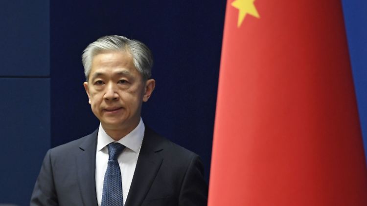 Der Sprecher des chinesischen Außenministeriums, Wang Wenbin, sprach von "politischer Manipulation".