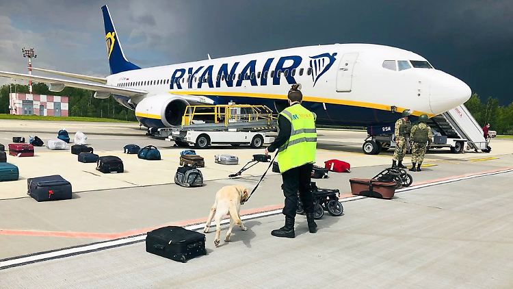 Ende Mai hatten die Behörden von Belarus diese Ryanair-Passagiermaschine auf dem Weg von Athen nach Vilnius mit einem Kampfjet zur Zwischenlandung in Minsk gezwungen.