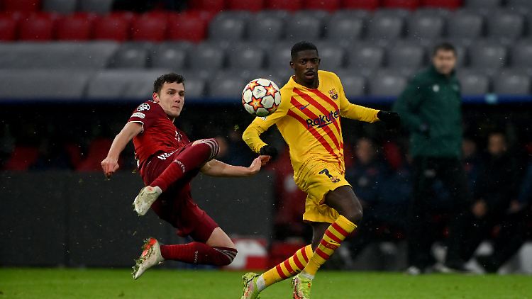 Dembélé beim Champions-League-Spiel in München. 