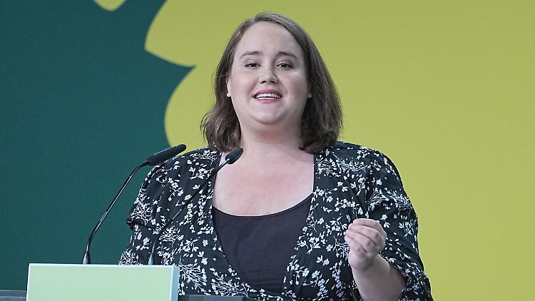 "Es gibt ja schon eine Kandidatur von Omid Nouripour. Und ich kann mir das mit ihm sehr gut vorstellen", sagte die bisher stellvertretende Vorsitzende der Grünen, Ricarda Lang.