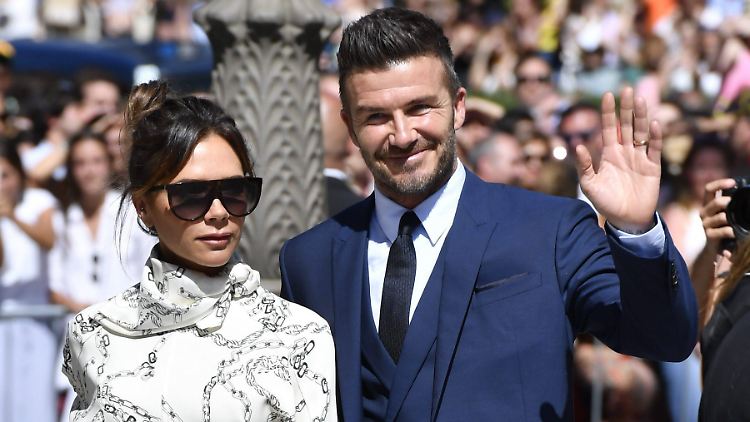 Normalerweise kennen sie sich in Stilfragen aus: Victoria und David Beckham.
