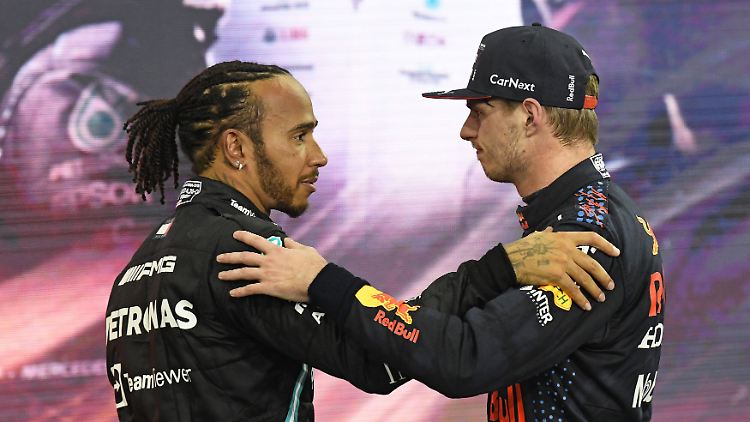 Hamilton gratulierte Verstappen trotz der fragwürdigen Umstände fair.