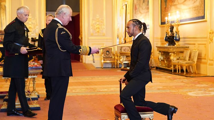Auf diesen Moment hat Lewis Hamilton lange gewartet.