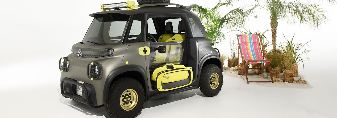Eine witzige Weiterentwicklung des Ministromers Citroën Ami oder völliger Unsinn. Man darf geteilter Meinung sein.