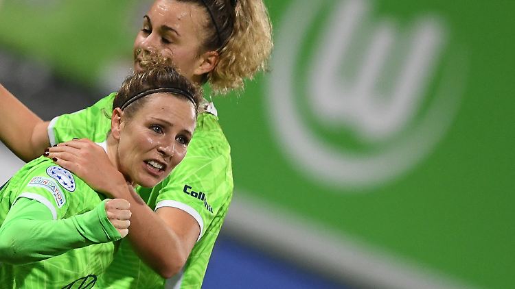 Svenja Huth trifft gleich doppelt.