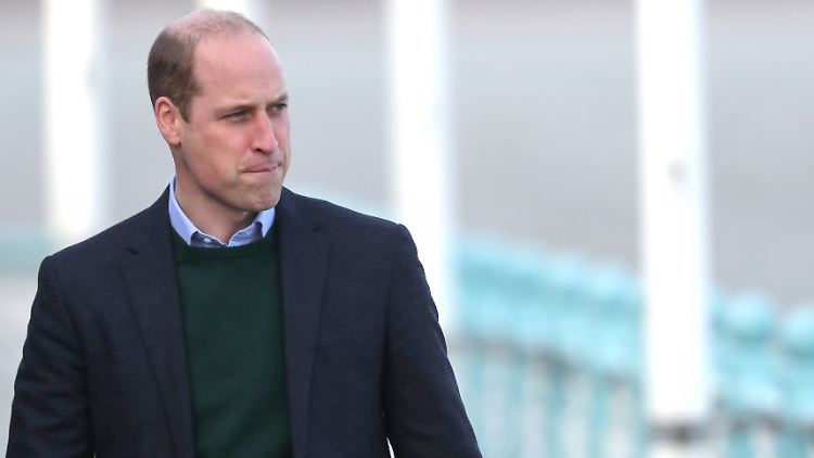 In Plauderlaune: Prinz William.
