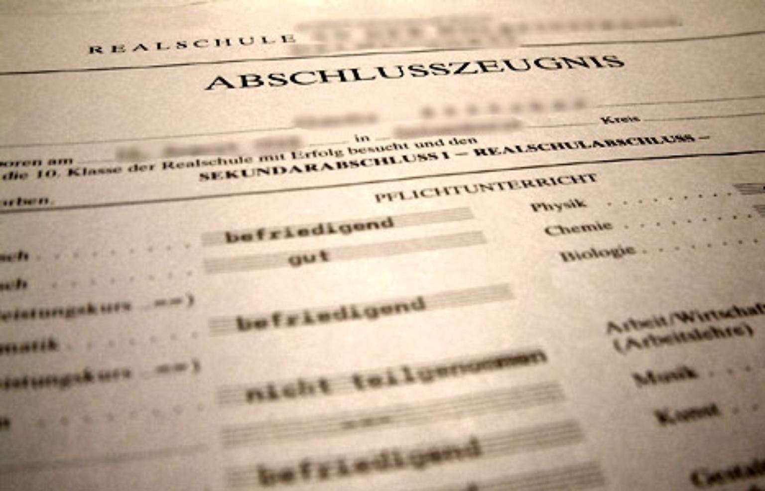 In der Schule war alles noch einfach. Ein Blick ins Zeugnis genügte und die Sache war klar: guter Schüler - schlechter Schüler, oder irgendwas dazwischen.