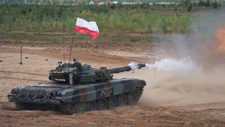 Auch polnische Panzer waren an einer NATO-Übung im September in Lettland beteiligt.
