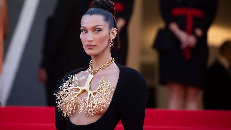 Wuchs als einzige Araberin in ihrem Umfeld in Kalifornien auf: Bella Hadid.