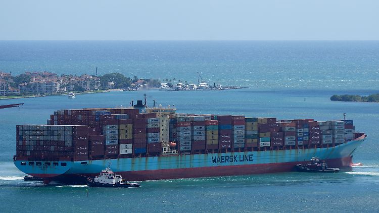 Großer Player in der Containerfracht: die dänische Unternehmensgruppe Moeller Maersk.