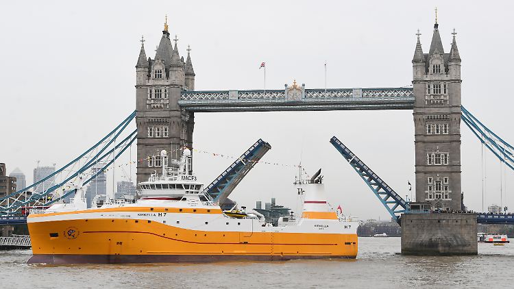 Die 81 Meter lange "Kirkella" ist der Stolz der britischen Hochsee-Fischerei.