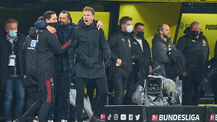 Befreiter Nagelsmann-Jubel nach dem K.o.-Schlag gegen Borussia Dortmund.