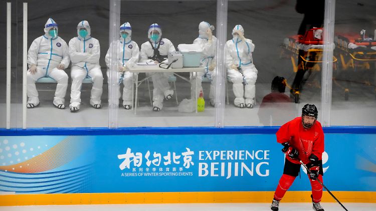 Peking bereitet sich auf Olympische Winterspiele in Zeiten der Pandemie vor. 