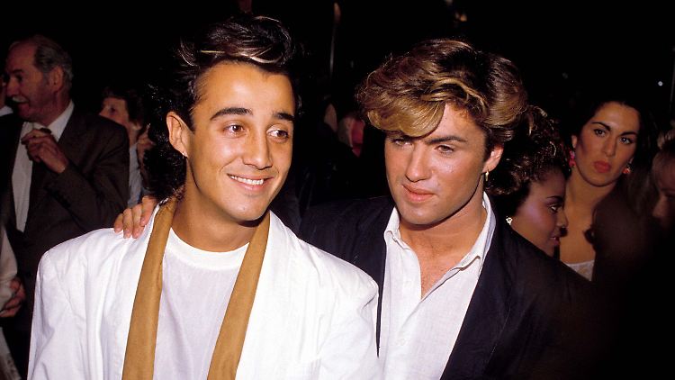 George Michael (rechts) und Andrew Ridgley waren Wham!.