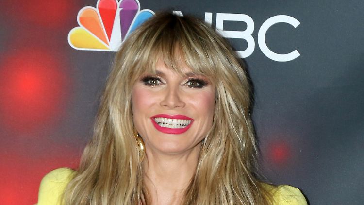 Nun singt sie auch noch: Heidi Klum.