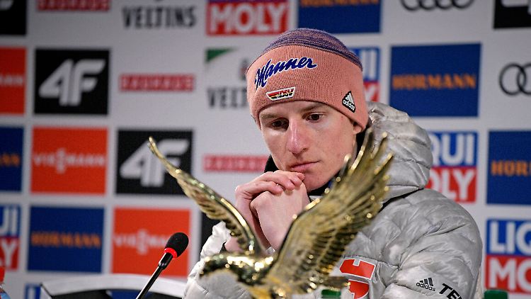Den Adler im Sinn, die Springen vor Augen.