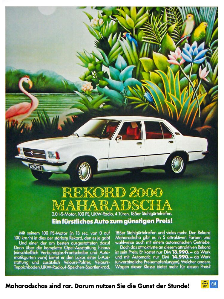 Immer neue Sondermodelle des Opel Rekord II sollten die Kauflaune in Deutschland hochhalten.